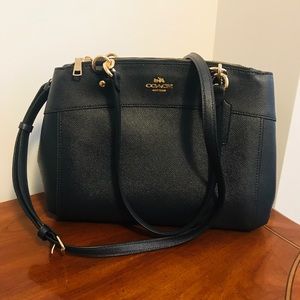 COACH NAVY BLUE PURSE.